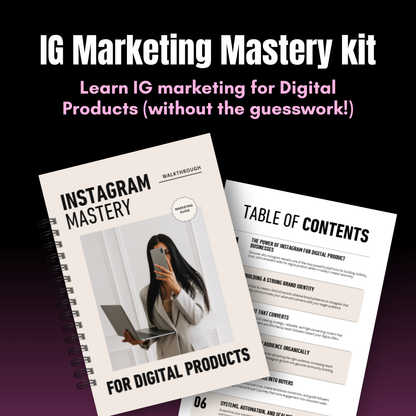 Pinterest & IG Mastery + PLR Template Kit