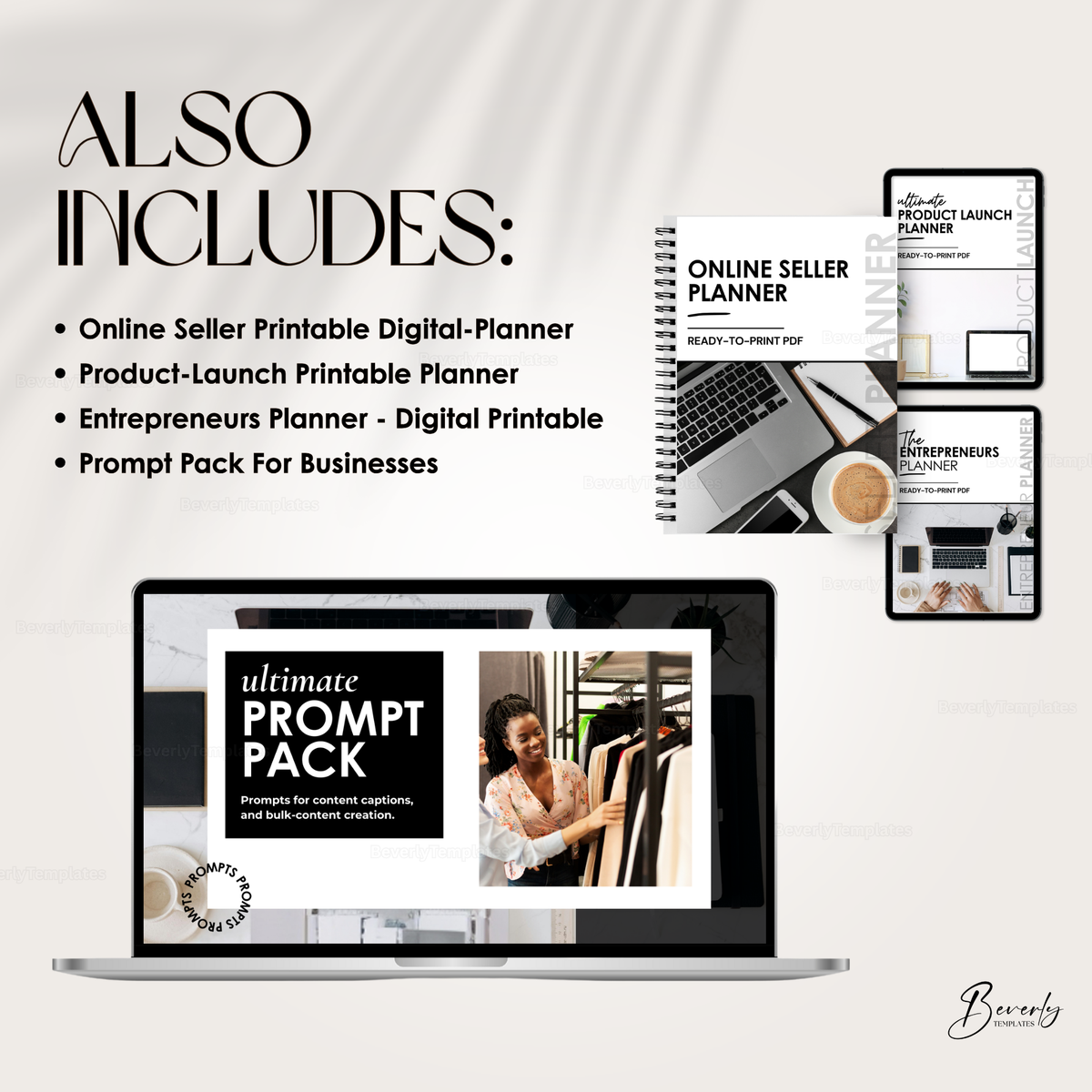 Shopify Website Template | MissHair Neutral