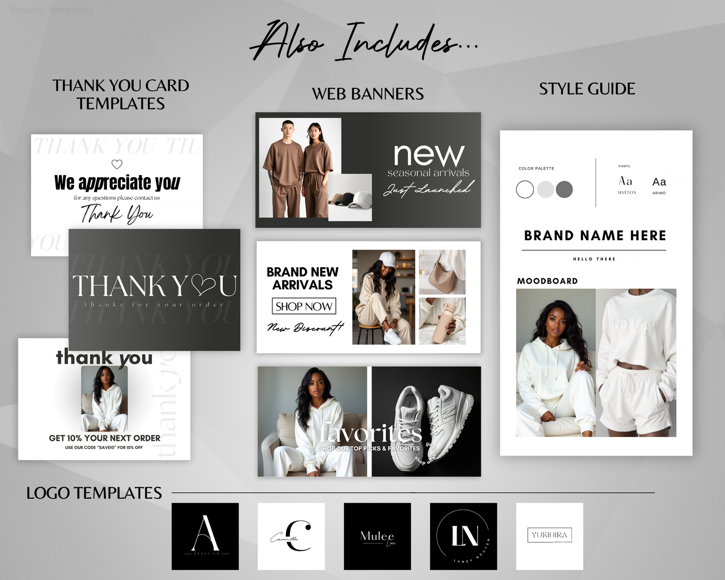 Shopify Website Template | Mel Apparel