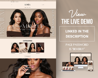 Shopify Website Template | Lumea Flux