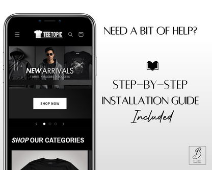 Shopify Website Template | Tee-Topic