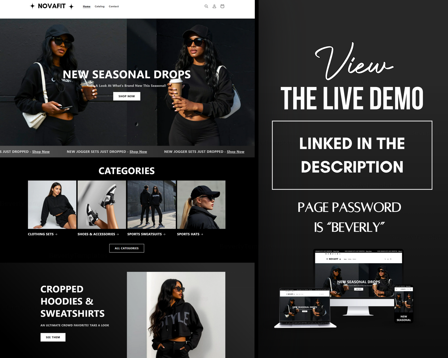 Shopify Website Template | NovaFit