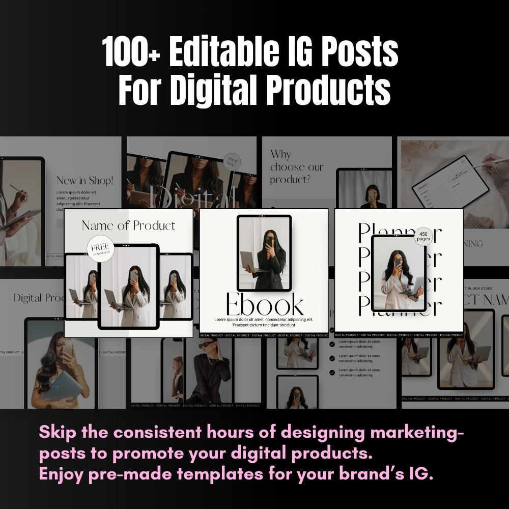 Pinterest & IG Mastery + PLR Template Kit