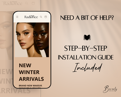 Shopify Website Template | Radiance