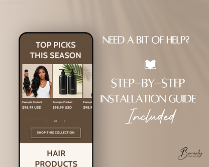 Shopify Website Template | Savarah