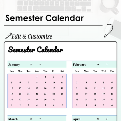 Student Planner Spreadsheets | Google Sheets Bundle
