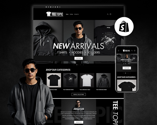 Shopify Website Template | Tee-Topic