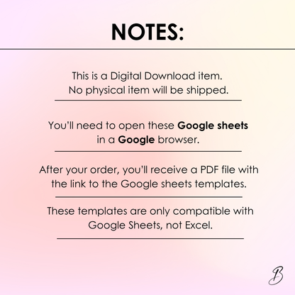 Personal Finance Tracker | Google Sheets Bundle