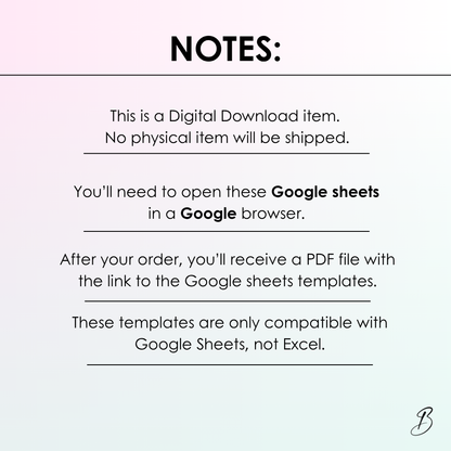 Student Planner Spreadsheets | Google Sheets Bundle