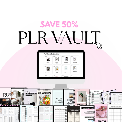 PLR Digital Product Vault | Canva Templates You Can Rebrand & Resell