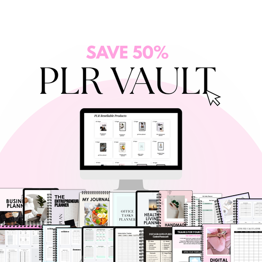 PLR Digital Product Vault | Canva Templates You Can Rebrand & Resell