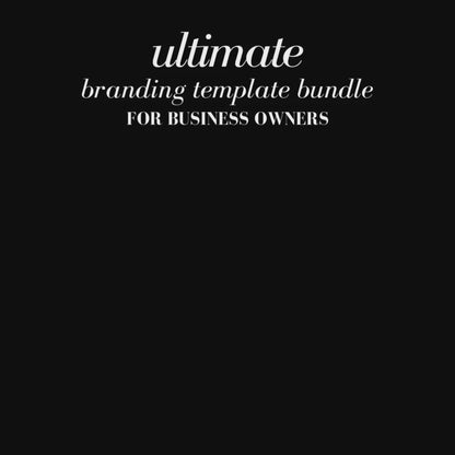 Business Branding Kit | Canva Template Bundle - Lysette