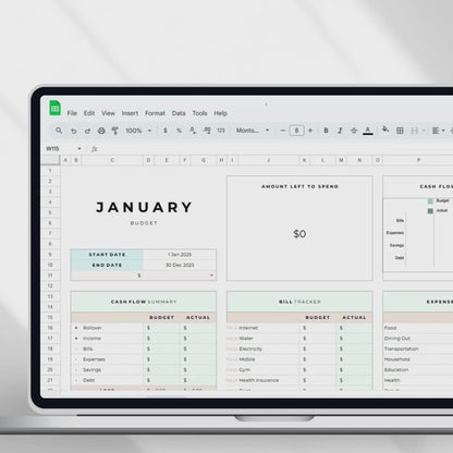 Personal Finance Tracker | Google Sheets Bundle