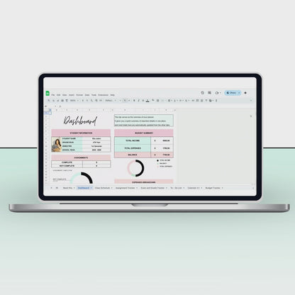 Student Planner Spreadsheets | Google Sheets Bundle