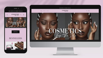 Shopify Website Template | Pretty In Pink