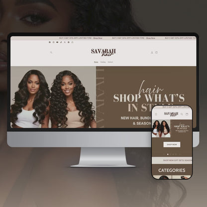 Shopify Website Template | Savarah