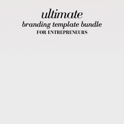 Business Branding Kit | Canva Template Bundle - Calista