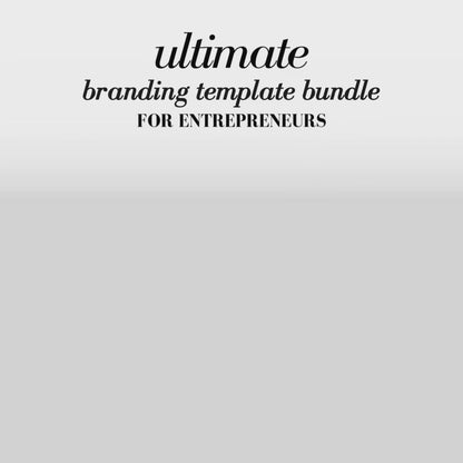 Business Branding Kit | Canva Template Bundle - Bria