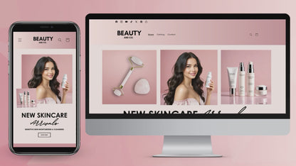 Shopify Website Template | PinkSkin